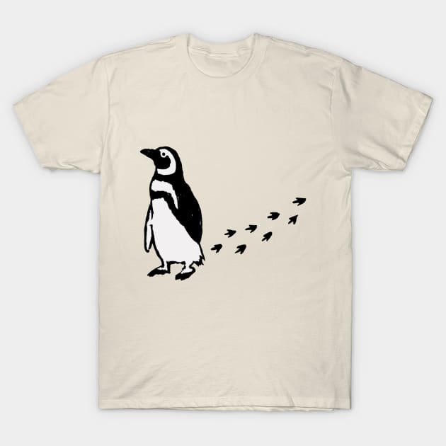 Penguin feet T-Shirt by JHFANART